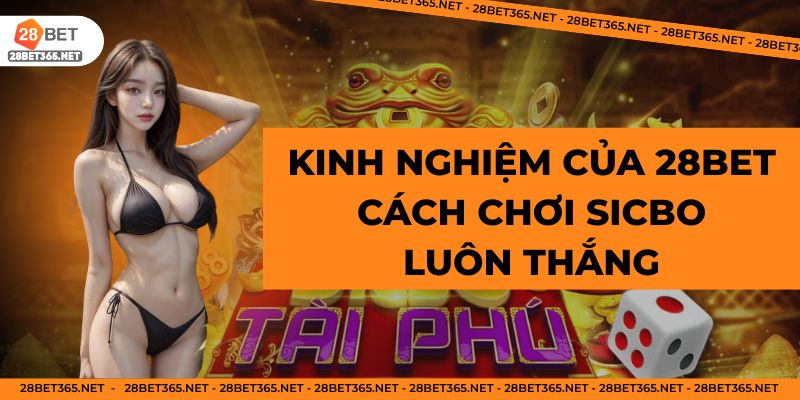 Bí quyết chơi Sicbo dễ thắng được chia sẻ từ 28BET
