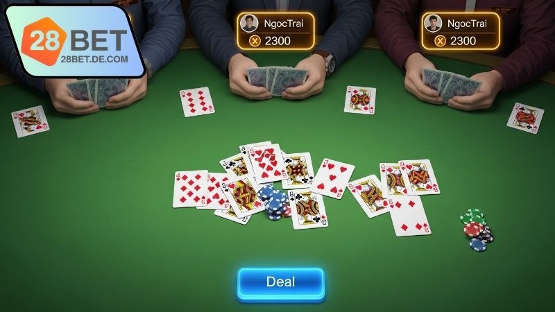Hướng dẫn chơi bài 28BET cơ bản